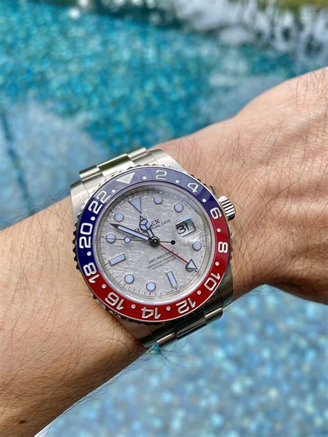 rolex meteorite gmt|rolex gmt 2 pepsi meteorite.